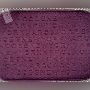 Marc Jacobs Purple Logo Laptop Sleeve Case